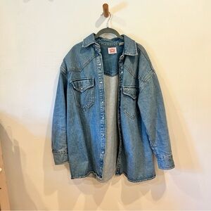 Levi Strauss Denim Jacket - oversized fit - size Medium - 100% cotton